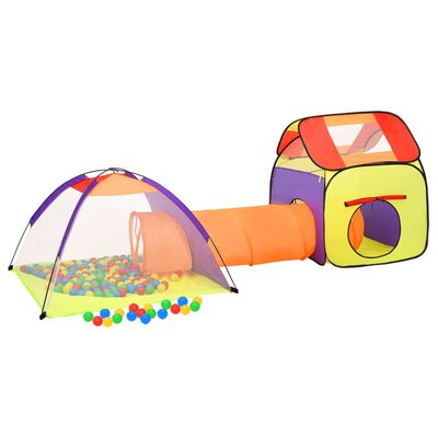 vidaXL Vaikiška žaidimų palapinė, įvairių spalvų, 338x123x111cm