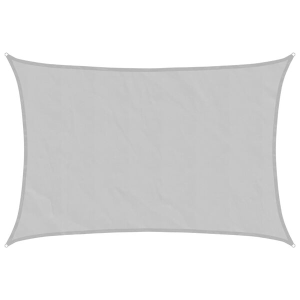 vidaXL Burė nuo saulės, pilka, 5x3m, 100% oksfordo poliesteris