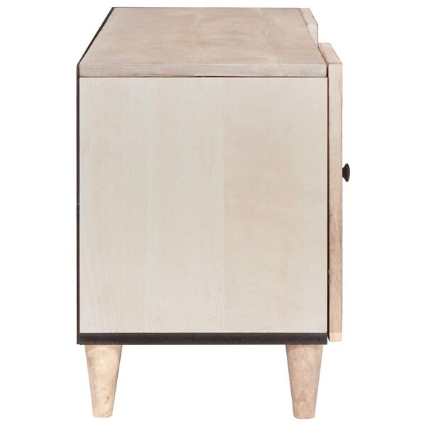 vidaXL TV vienetai su stalčių Balta 105 x 33 x 46 cm Apdirbta mediena