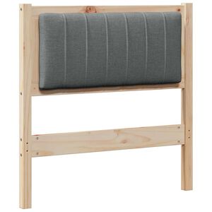 vidaXL Apmu&scaron;ta lovos galvūgalis Ruda 75 cm Kietos pu&scaron;ies mediena