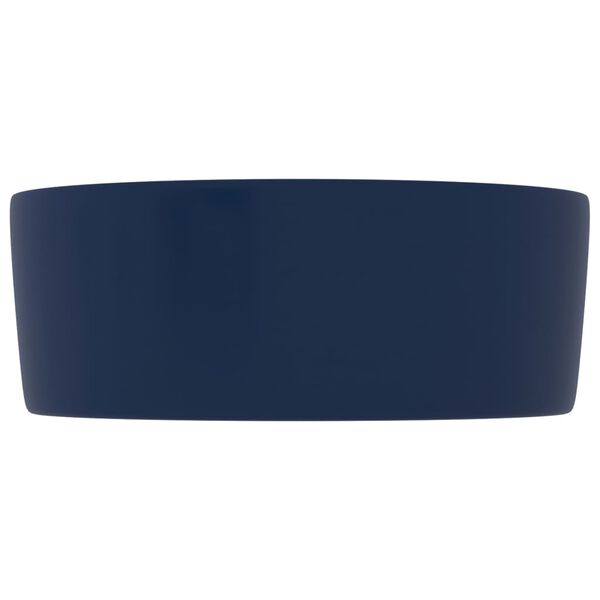 vidaXL Prabangus praustuvas, matinis mėlynas, 40x15cm, keramika