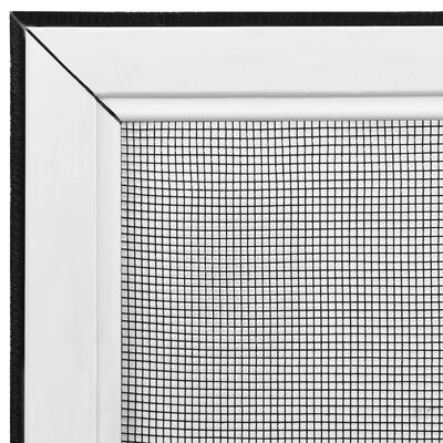 vidaXL Tinklelis nuo vabzdžių langams, baltas, (75-143)x50cm