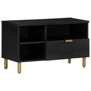 vidaXL televizoriaus spintelė Juoda 80x33x46 cm Engineered Wood