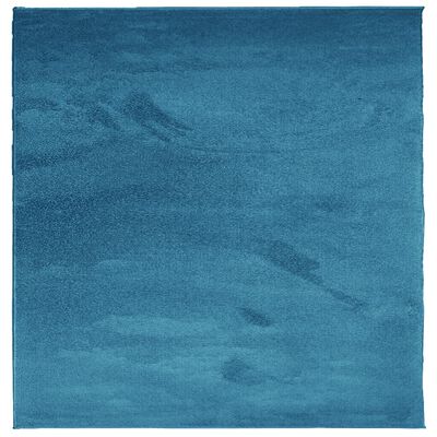 vidaXL Kilimas OVIEDO, turkio spalvos, 200x200cm, trumpi šereliai