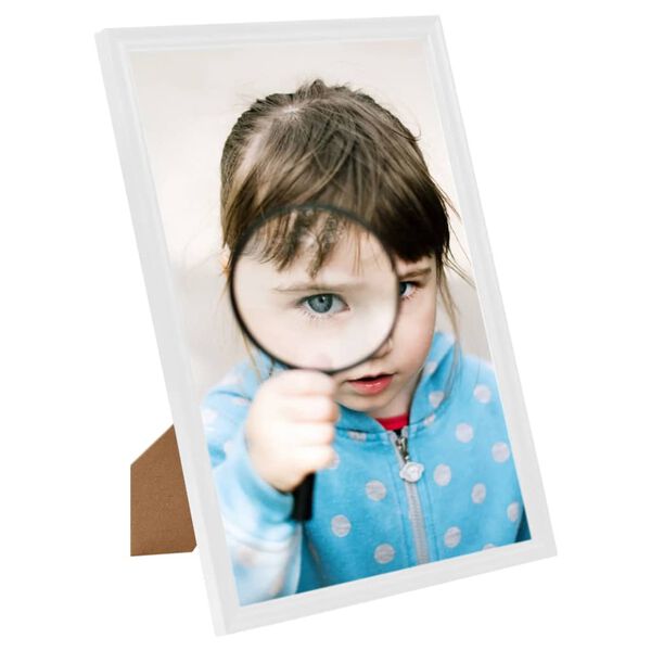 vidaXL Nuotraukų rėmeliai-koliažai, 5vnt., balti, 13x18cm, MDF