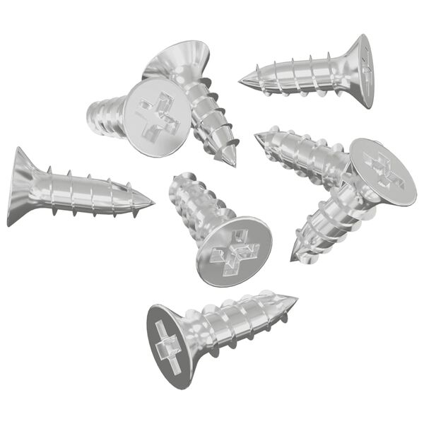 vidaXL Veidrodžio laikiklis 2 pcs Nikelio 35 x 30 x 8,3 mm Plienas