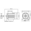 vidaXL Vienfazis elektros variklis, 2,2kW/3AG, 2 polių, 2800aps./min.