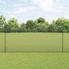vidaXL Tvora su stulpais Pilka 1,6 x 10 m Plienas ir PVC