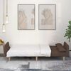 vidaXL Dvivietė sofa-lova su dvejomis pagalvėmis, taupe, audinys