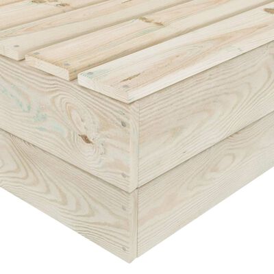 vidaXL Sodo staliukas, 60x60x30cm, impregnuota eglės mediena