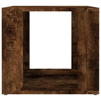 vidaXL Naktinis staliukas, dūminio ąžuolo, 41x40x36cm, mediena