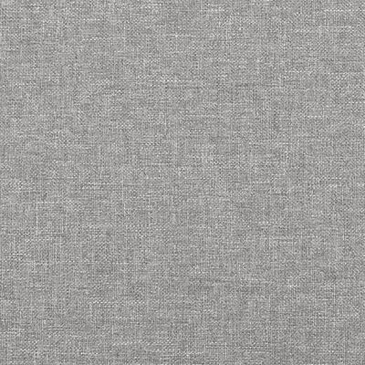 vidaXL Lovos rėmas, šviesiai pilkos spalvos, 160x200 cm, audinys