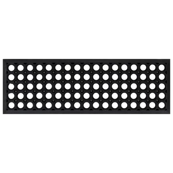 vidaXL Laiptų pakopos, 5vnt., 25x75cm, guma