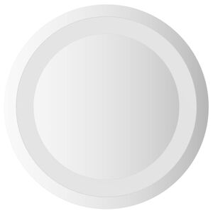 vidaXL LED vonios veidrodis Skaidrus &Oslash; 30 cm grūdintas stiklas