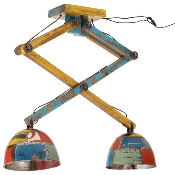 vidaXL Lubinis šviestuvas, įvairių spalvų, 29x18x85cm, 25W, E27