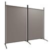 vidaXL Kambario pertvara, 2 dalių, antracito, 175x180cm, audinys