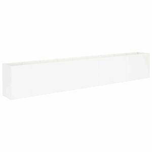 vidaXL Sodo vazonas Balta 360 x 40 x 60 cm &Scaron;altai valcuotas plienas