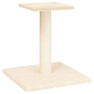 vidaXL Draskymo stovas katėms su platforma, kreminės spalvos, 38cm