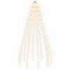vidaXL Kalėdų eglutės lemputės 150 LED &Scaron;ilta balta 150 cm