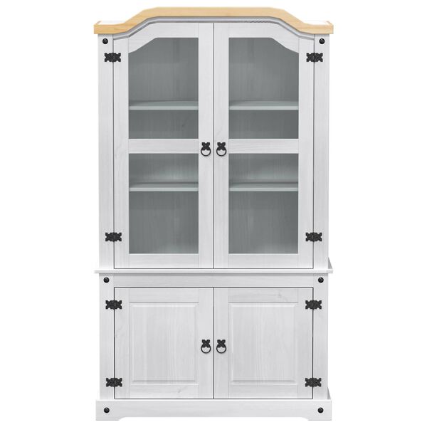 vidaXL I&scaron;dėstymo spinta Balta 103.5 x 42 x 180 cm