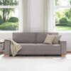 vidaXL Trivietė sofa, pilkai ruda, 180 cm, audinys