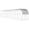 vidaXL Prie sienos esantis vi&scaron;tų narvas Sidabrinė 1200 x 200 x 215 cm