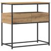 vidaXL Konsolinis stalas Amatininkų ąžuolas 75 x 40 x 75 cm