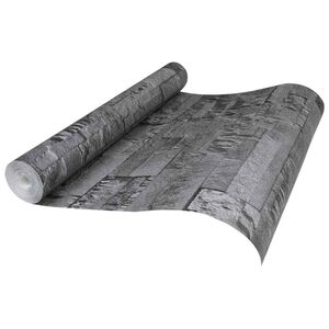vidaXL 3D akmens tapetai Juoda 10 x 0,53 m Nekvėpuojantis audinys