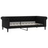 vidaXL Sofa, juodos spalvos, 90x190 cm, dirbtinė oda