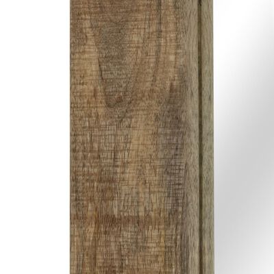 vidaXL Veidrodis, mango medienos masyvas, 50x110cm