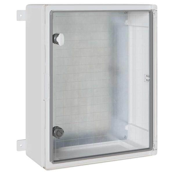 vidaXL Control Cabinet Pilka 40 x 17,5 x 50 cm ABS plastikas