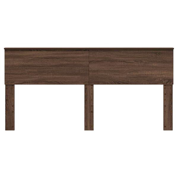 vidaXL Galvūgalis Rudas ąžuolas 200 cm Apdirbta mediena