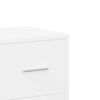 vidaXL &Scaron;oninės spintelės, 2vnt., baltos, 60x31x84cm, apdirbta mediena