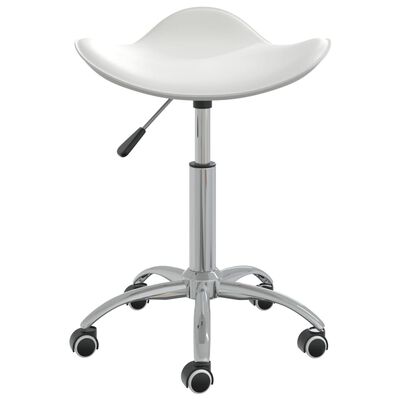 vidaXL Biuro kėdė, baltos spalvos, dirbtinė oda (323683)