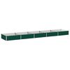 vidaXL Pakelta sodo lova Žalia 400 x 80 x 24 cm