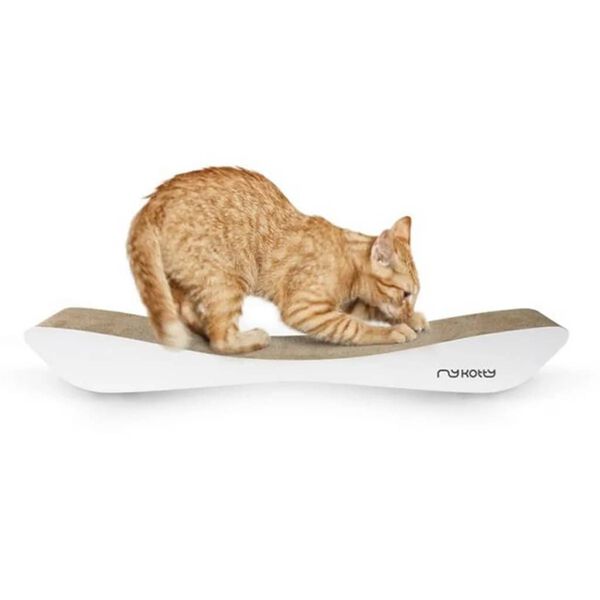 414576 MyKotty Cat Scratcher TOBI 59x25x6,9 cm White 3087
