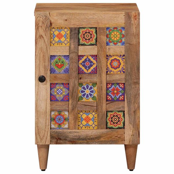 vidaXL Vonios spintelė Natūrali 38 x 33,5 x 58 cm Kietas mango medis