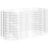 vidaXL Gabiono lovelis, 200x100x100cm, galvanizuota geležis, auk&scaron;tas
