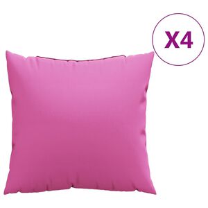 vidaXL I&scaron;sklaidymo pagalvės Paprastas 4 pcs Rožinė 40 x 40 cm