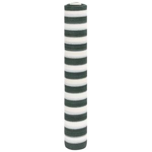 vidaXL Privatumo suteikiantis tinklelis, žalias/baltas, 1,8x50m, HDPE
