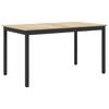 vidaXL Valgomieji stalai 140 x 80 x 75 cm Apdirbta mediena