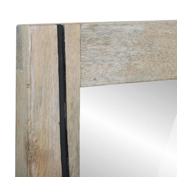 vidaXL Vonios veidrodis su veidrodžiu Ruda 70 x 50 x 2,5 cm