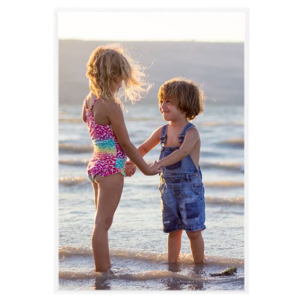 vidaXL Nuotraukų rėmeliai-koliažai, 3vnt., balti, 21x29,7cm, MDF