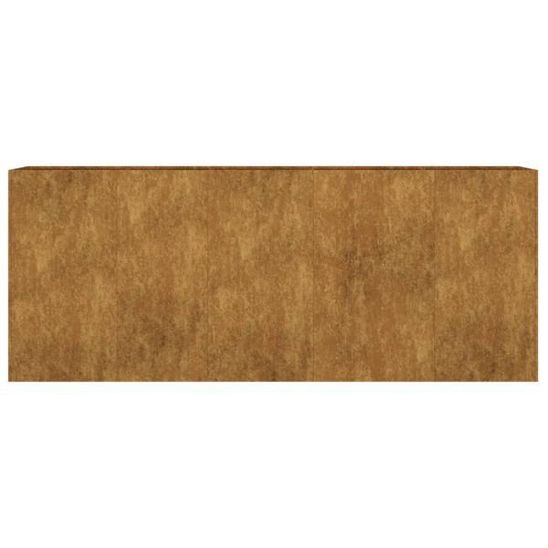 vidaXL Aukštas sodo lovelis, 200x40x80cm, Corten plienas