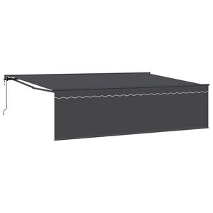 vidaXL I&scaron;traukiama markizė Antracitas 500 &times; 300 cm