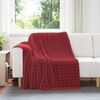 vidaXL Mesti antklodės 6 pcs Bordo raudona 200 x 150 cm Flysas