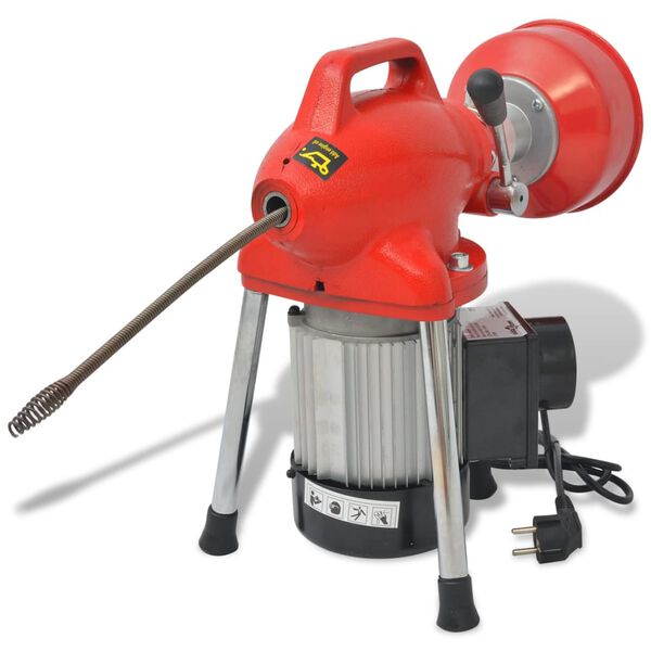 vidaXL Vamzdžių valymo įrenginys, 250W, 12,5mx16mm, 4,5mx9,5mm