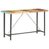 vidaXL Baro stalas, 180x70x107cm, perdirbtos medienos masyvas