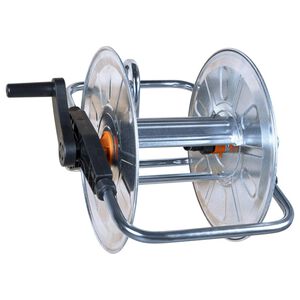 vidaXL Žarnos ritė 50 m 1/2" arba 35 m 3/4" žarnai, plienas