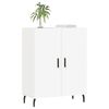 vidaXL &Scaron;oninė spintelė, baltos spalvos, 69,5x34x90cm, apdirbta mediena